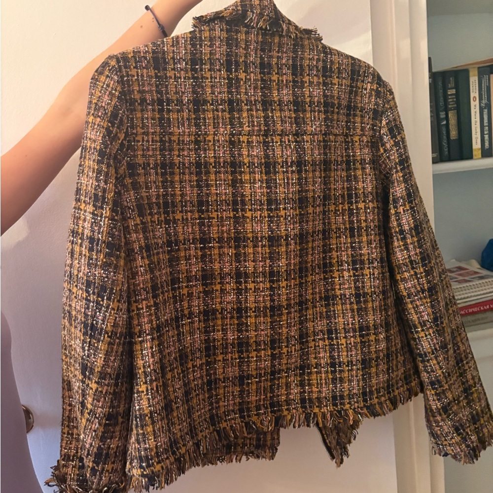 Greylin Multicolor Tweed Blazer - Picture 3 of 4